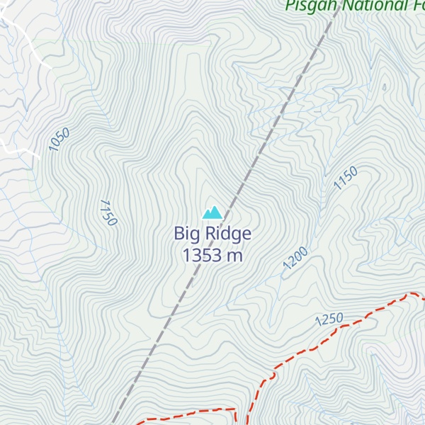 Map of Big Ridge