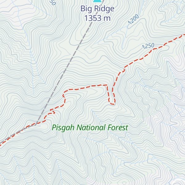 Map of Hughes Ridge