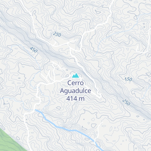 Map of Cerro Aguadulce