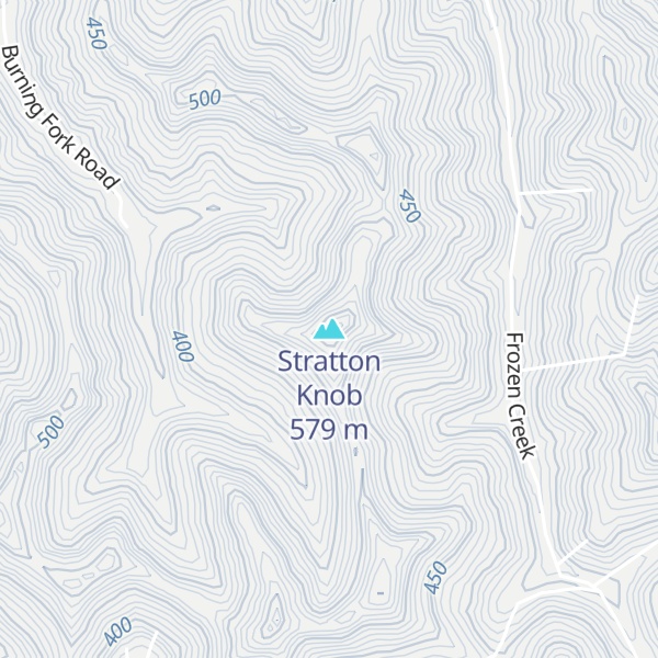 Map of Stratton Knob
