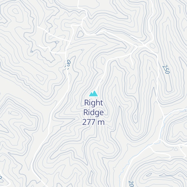 Map of Right Ridge
