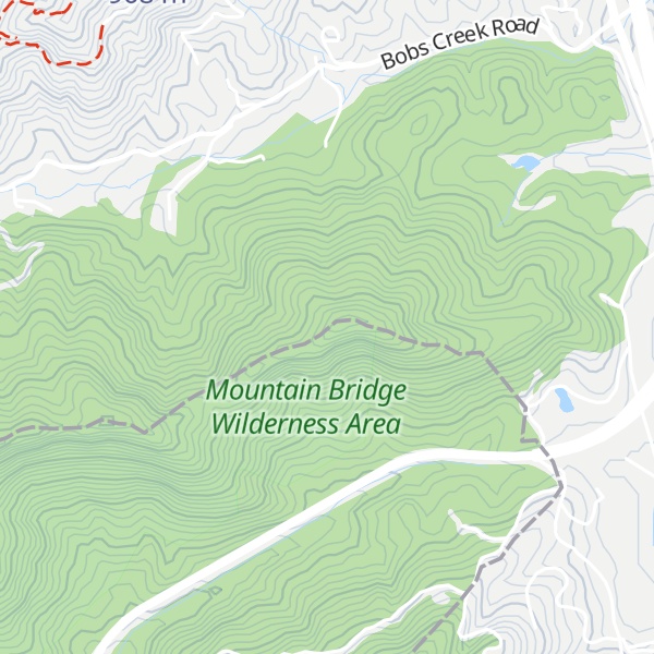 Map of Frank Mountain