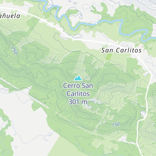 Map of Cerro San Carlitos