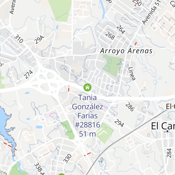 Map of Tania González Farias #28816
