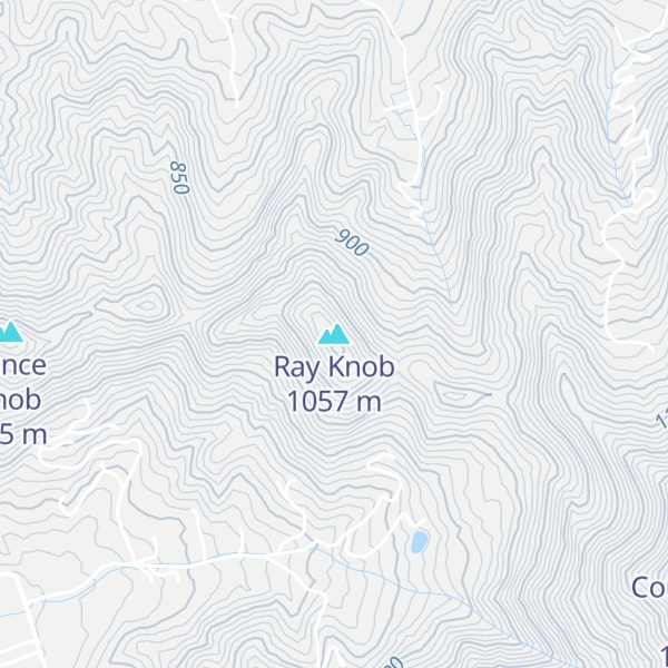 Map of Ray Knob