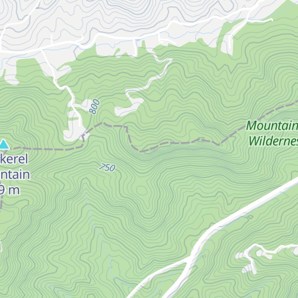 Map of McCarrol Mountain