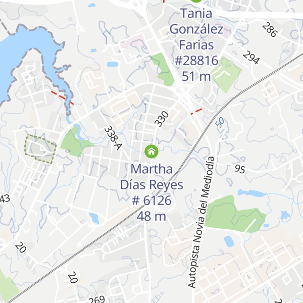 Map of Martha Días Reyes # 6126