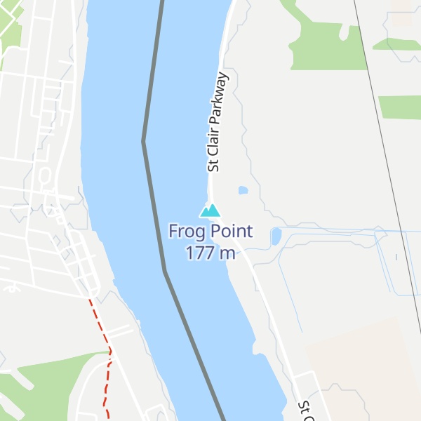 Map of Frog Point