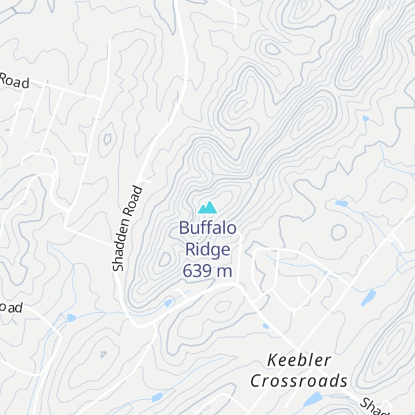 Map of Buffalo Ridge