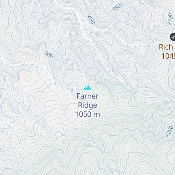 Map of Farner Ridge