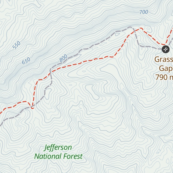 Map of Johnny Bug Rock