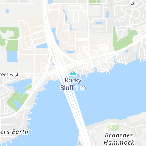 Map of Rocky Bluff