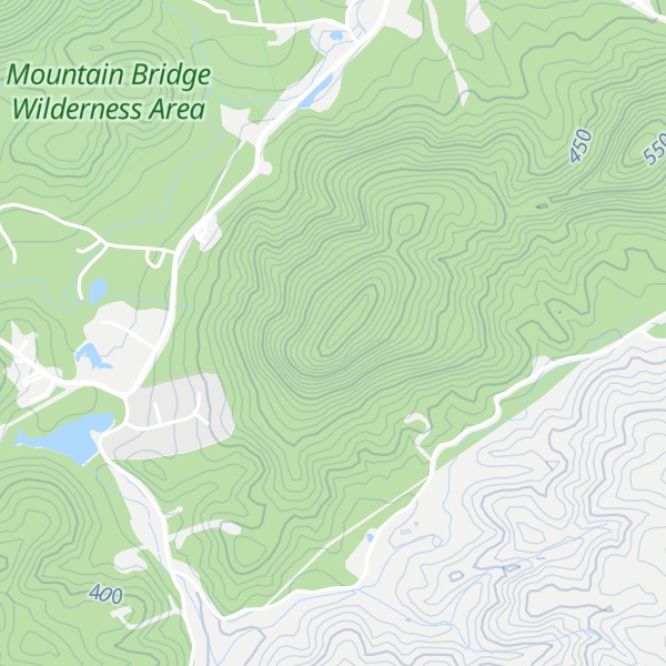 Map of Osborne Mountain