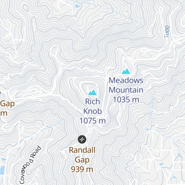 Map of Rich Knob
