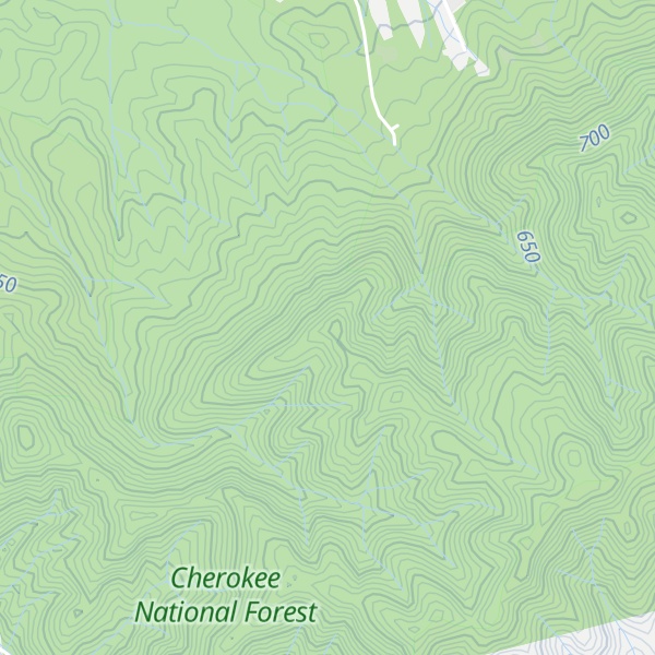 Map of Jackson Mountain