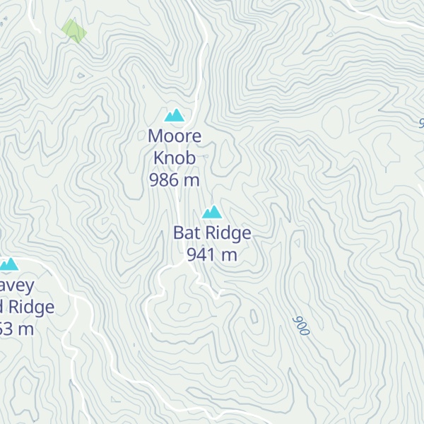 Map of Bat Ridge