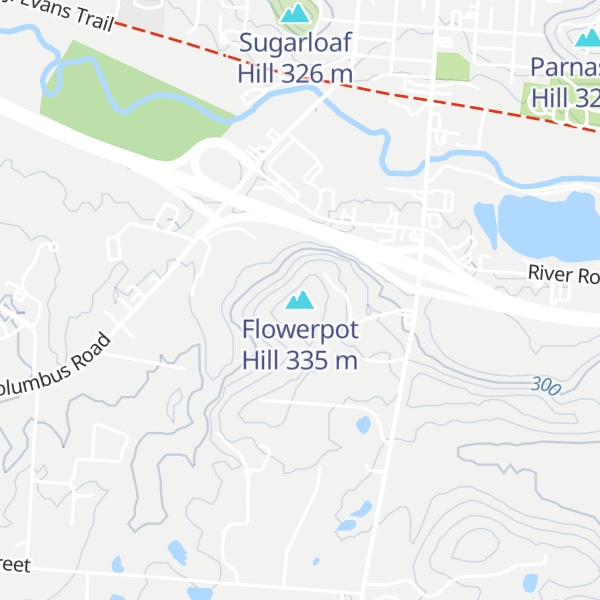 Map of Flowerpot Hill