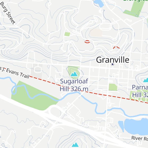 Map of Sugarloaf Hill