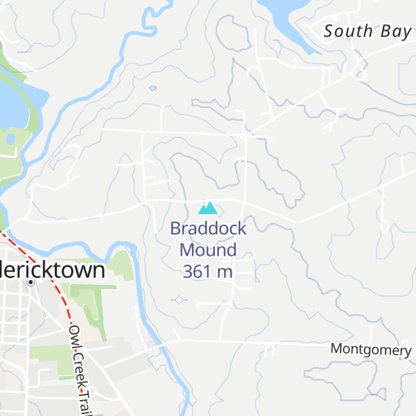 Map of Braddock Mound