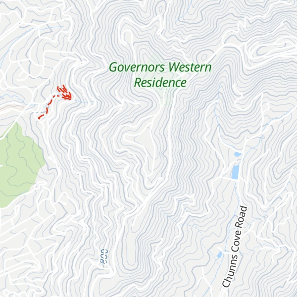 Map of Sunset Mountain