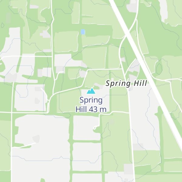 Map of Spring Hill