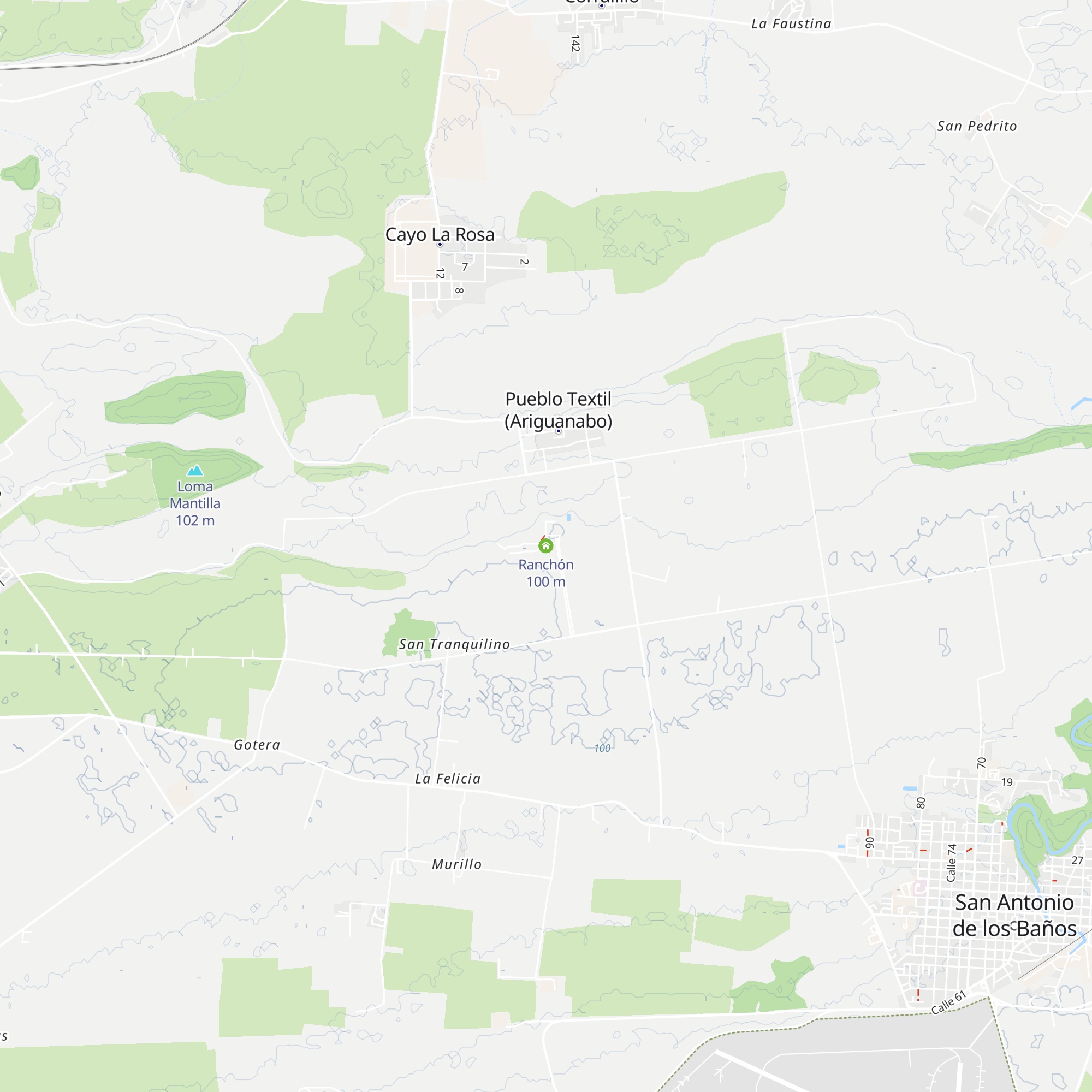 Ranchón map