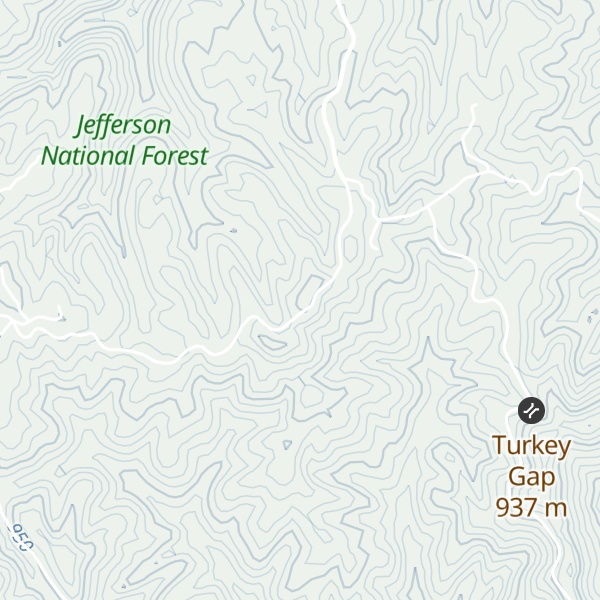 Map of Robinson Knob