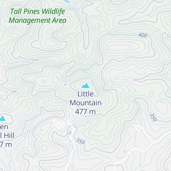 Map of Little Mountain