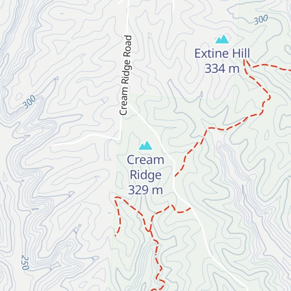 Map of Cream Ridge