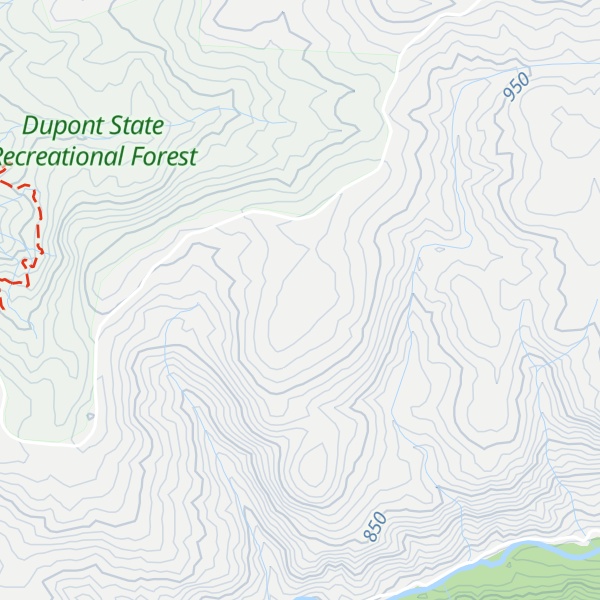 Map of Bald Rock