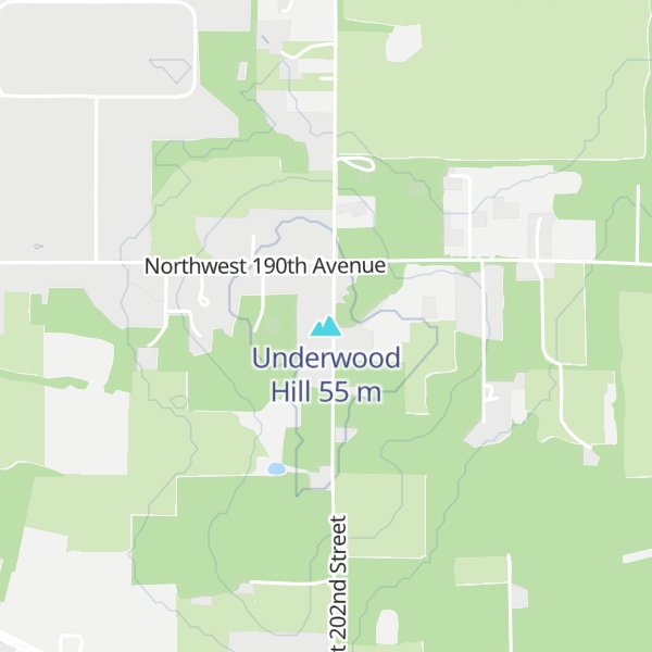 Map of Underwood Hill