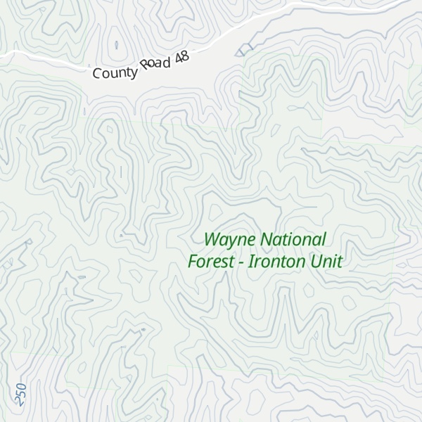 Map of Stewart Knob