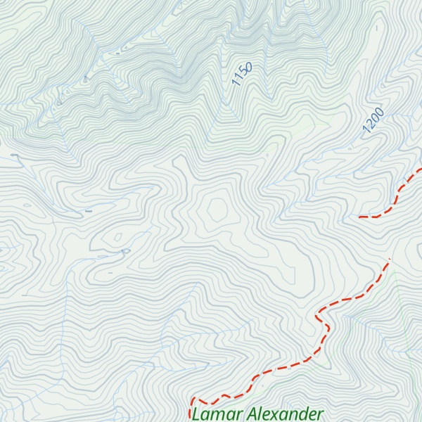 Map of Wilson Knob