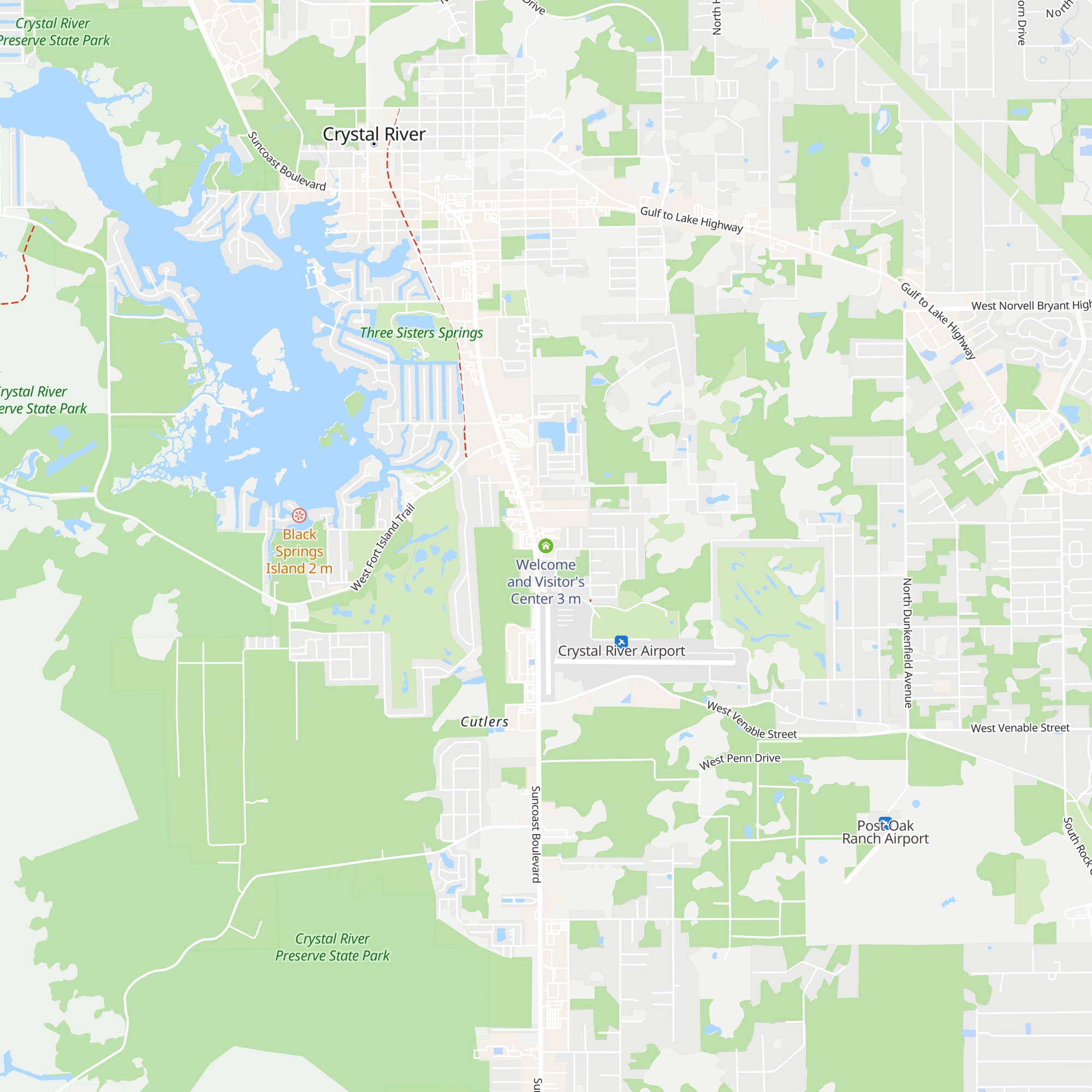 Welcome and Visitor's Center map