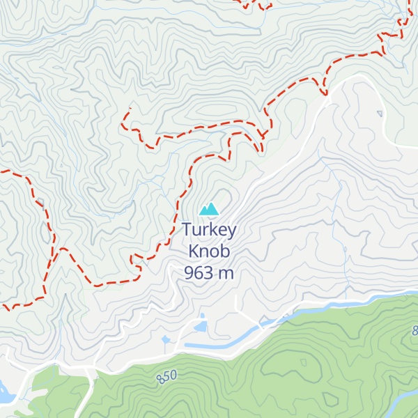 Map of Turkey Knob