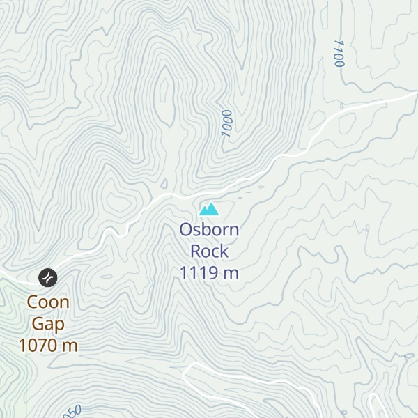 Map of Osborn Rock