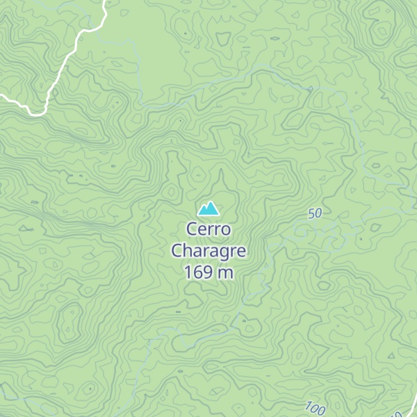 Map of Cerro Charagre