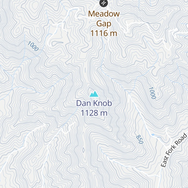 Map of Dan Knob