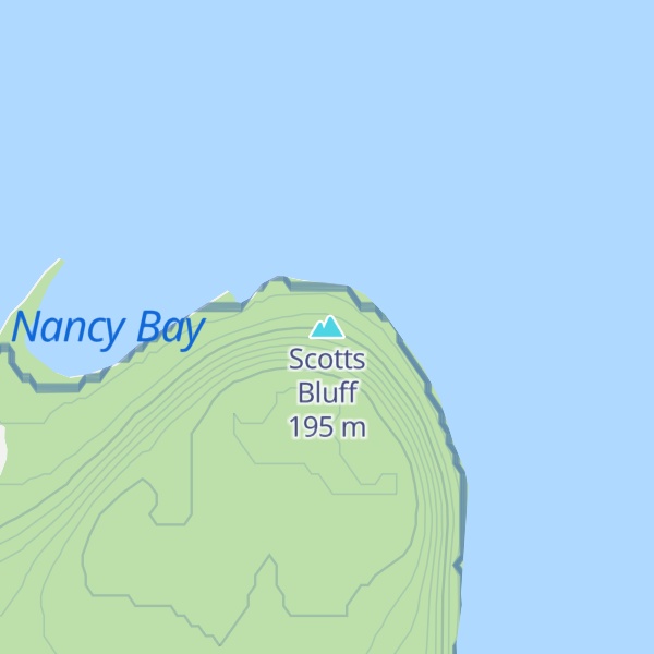 Map of Scotts Bluff