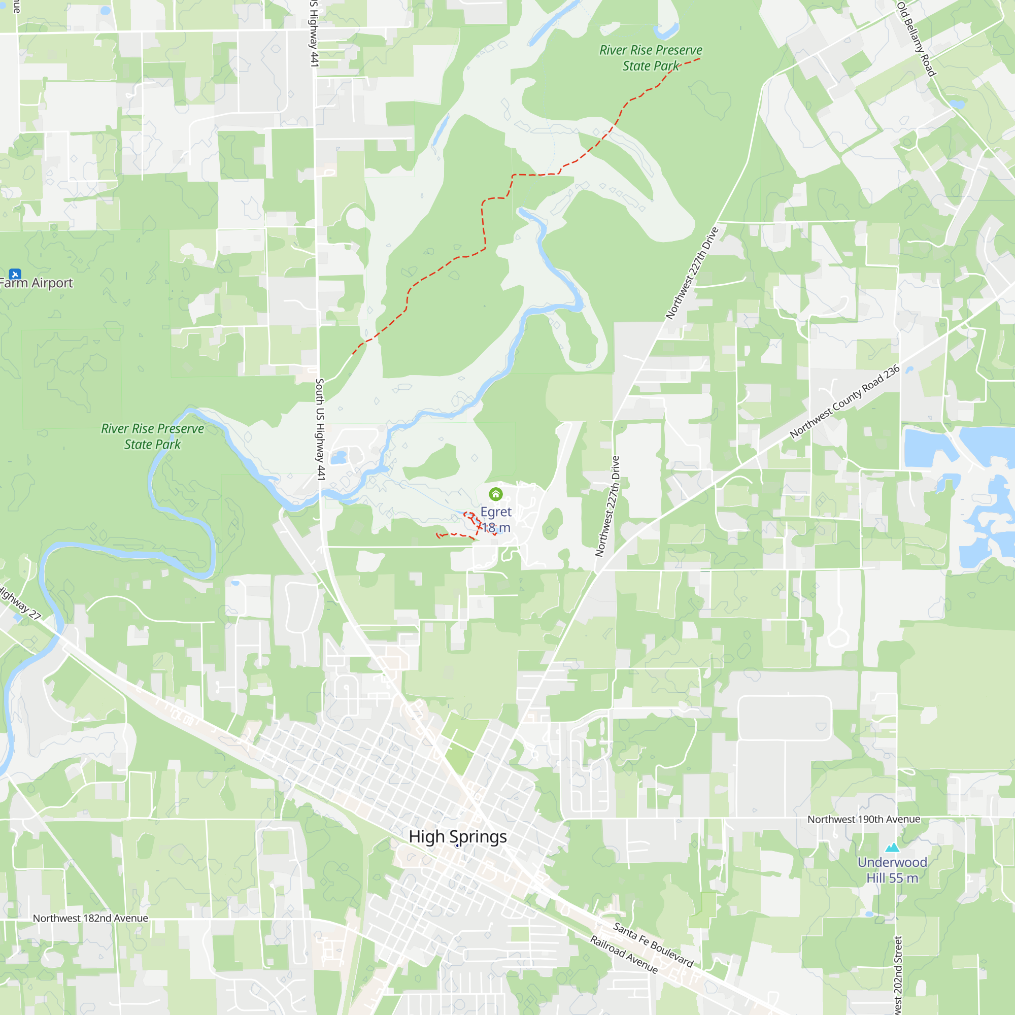 Micanopy map