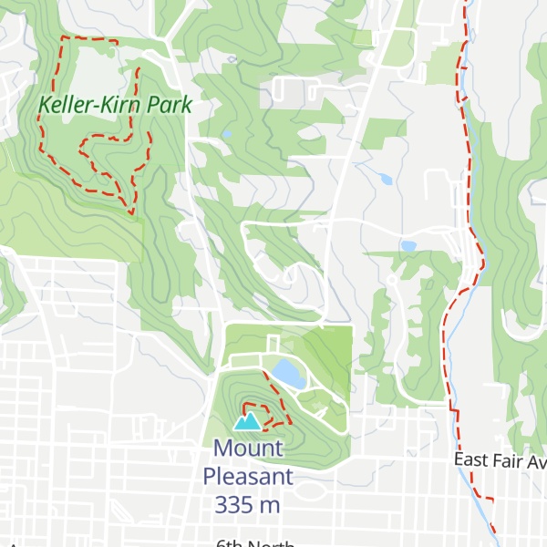 Map of Waterworks Hill