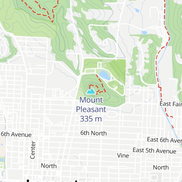 Map of Mount Pleasant