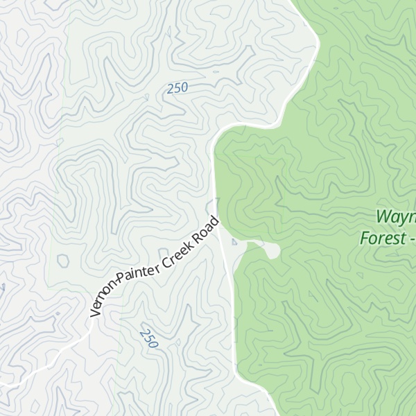 Map of Phillips Knob
