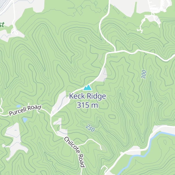 Map of Keck Ridge