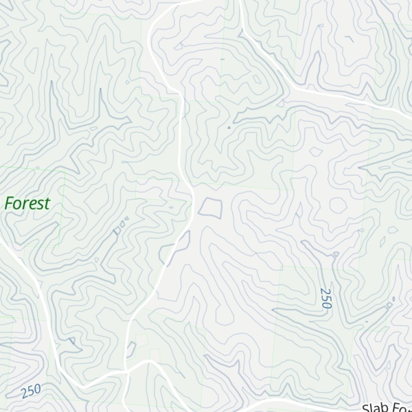 Map of Zoar Ridge