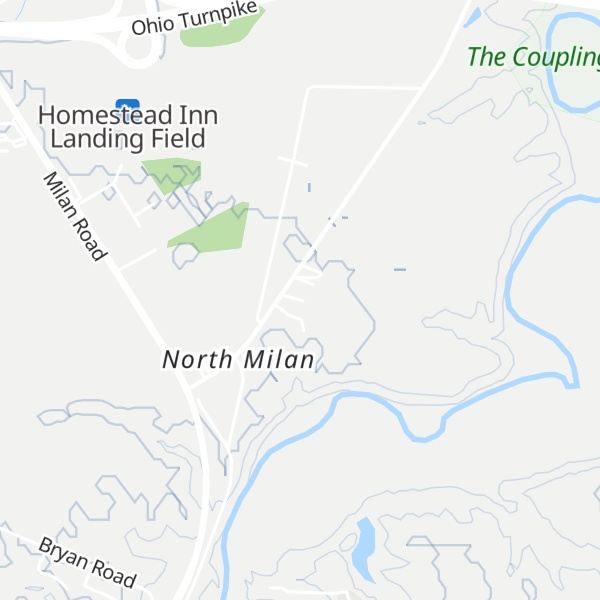 Map of North Milan Hill