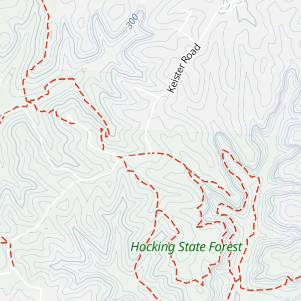 Map of Barringer Ridge