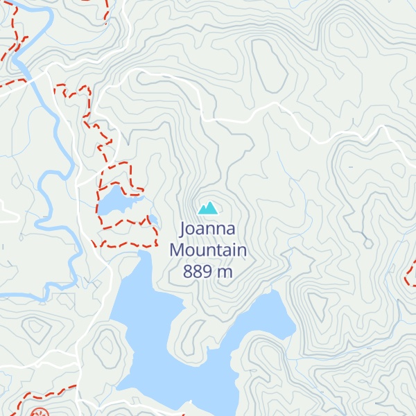 Map of Joanna Mountain