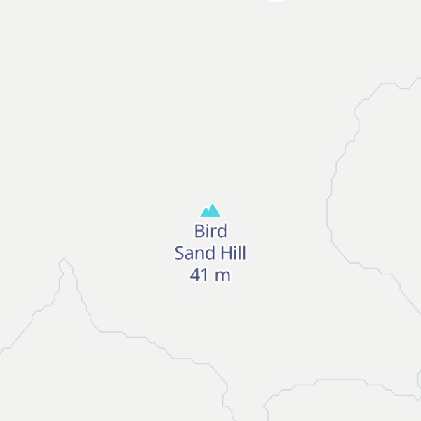 Map of Bird Sand Hill
