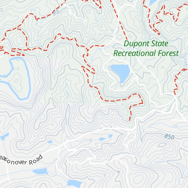 Map of Mine Mountain